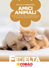 Volantino Conad Amici Animali dal 5/03 al 17/03/2020