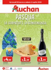 Volantino Auchan Pasqua valido dal 30/03 all’11/04/2020