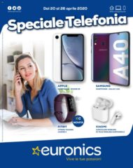 Volantino Euronics Speciale Telefonia dal 20/04 al 26/04/2020