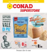 Volantino Conad Superstore Taglio Netto dal 29/04 al 12/05/2020