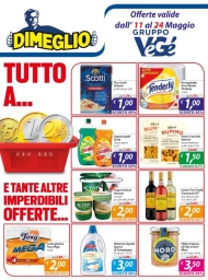 Volantino DiMeglio Tutto a 0.50€ 1€ 2€ dall’11/05 al 24/05/2020