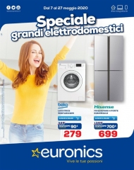 Volantino Euronics Speciale Grandi Elettrodomestici dal 7/05 al 27/05/2020