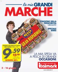 Volantino Italmark Le Mie Grandi Marche dal 3/06 al 16/06/2020