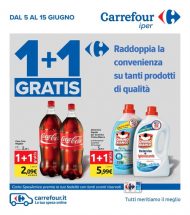 Volantino Carrefour 1+1 Gratis dal 5/06 al 15/06/2020