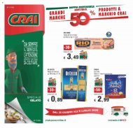 Volantino Crai Sconti fino al 50% dal 25/06 all’8/07/2020