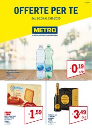 Volantino Metro Offerte Per Te dal 20/08 al 2/09/2020