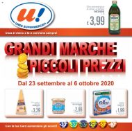 Volantino Unes Grandi Marche Piccoli Prezzi dal 23/09 al 6/10/2020