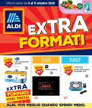 Volantino Aldi Extra Formati fino all’11/10 dal 5/10/2020