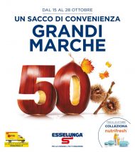 Volantino Esselunga Grandi Marche al 50% dal 15/10 al 28/10/2020