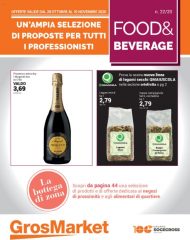 Volantino SoGeGross Food & Beverage dal 28/10 al 10/11/2020
