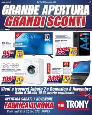 Volantino Mini Trony Grandi Sconti dal 7/11 al 22/11/2020