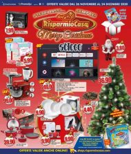 Volantino RisparmioCasa Merry Christmas dal 26/11 al 24/12/2020