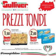 Volantino Gulliver Prezzi Tondi dal 2/01 al 13/01/2021