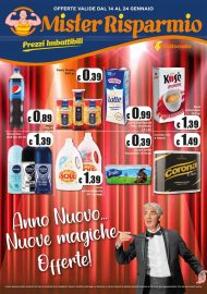 Volantino Mister Risparmio Magiche Offerte dal 14/01 al 24/01/2021