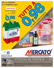 Volantino Mercatò Tutto a 0.98€ dal 21/01 al 3/02/2021
