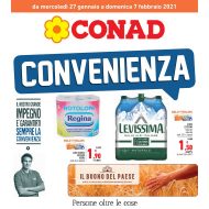 Volantino Conad Convenienza fino al 7/02 dal 27/01/2021