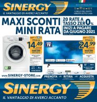 Volantino Sinergy Maxi Sconti Mini Rata fino al 28/02 dal 5/02/2021