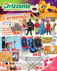 Volantino Orizzonte Carnevale dal 4/02 al 21/02/2021