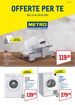 Volantino Metro Offerte Per Te dall’11/02 al 24/02/2021