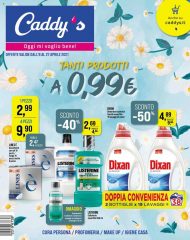 Volantino Caddy’s Tanti Prodotti a 0.99€ dall’8/04 al 27/04/2021