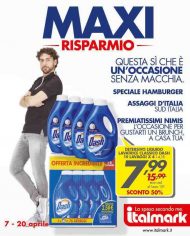 Volantino Italmark Maxi Risparmio dal 7/04 al 20/04/2021