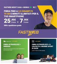Offerte Fastweb Internet Casa + Mobile fino al 31/12/2021