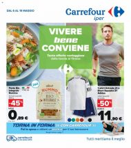 Volantino Carrefour Vivere Bene Conviene dal 6/05 al 19/05/2021