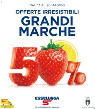 Volantino Esselunga Grandi Marche al 50% dal 13/05 al 26/05/2021