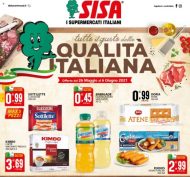 Volantino Sisa Qualità Italiana dal 26/05 al 6/06/2021