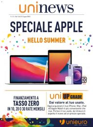 Volantino Unieuro Speciale Apple dal 14/06 al 21/06/2021