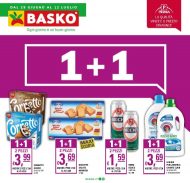Volantino Basko 1+1 Gratis fino al 12/07 dal 29/06/2021
