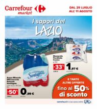 Volantino Carrefour Market Sconti al 50% dal 29/07 all’11/08/2021