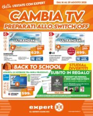 Volantino Expert Cambia Tv, offerte dal 16/08 al 29/08/2021