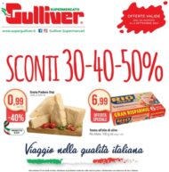 Volantino Gulliver Sconti 30% 40% 50% dal 24/08 al 2/09/2021