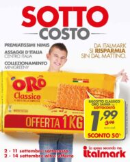 Volantino Italmark Sottocosto dal 2/09 al 14/09/2021