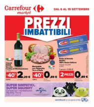 Volantino Carrefour Market Prezzi Imbattibili dal 6/09 al 15/09/2021