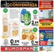 Volantino Eurospar L’ABC della Convenienza dal 6/09 al 15/09/2021