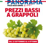 Volantino Panorama Prezzi Bassi a Grappolo dal 23/09 al 6/10/2021