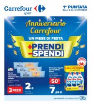 Volantino Carrefour Iper Più Prendi Meno Spendi dall’8/10 al 18/10/2021