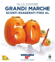 Volantino Esselunga Sconti fino al 60% dal 4/11 al 13/11/2021