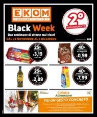 Volantino Ekom Black Week dal 23/11 al 6/12/2021