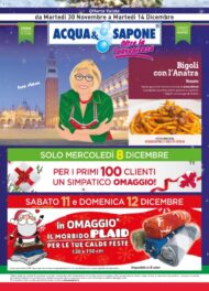 Volantino Acqua e Sapone Offerte dal 30/11 al 14/12/2021