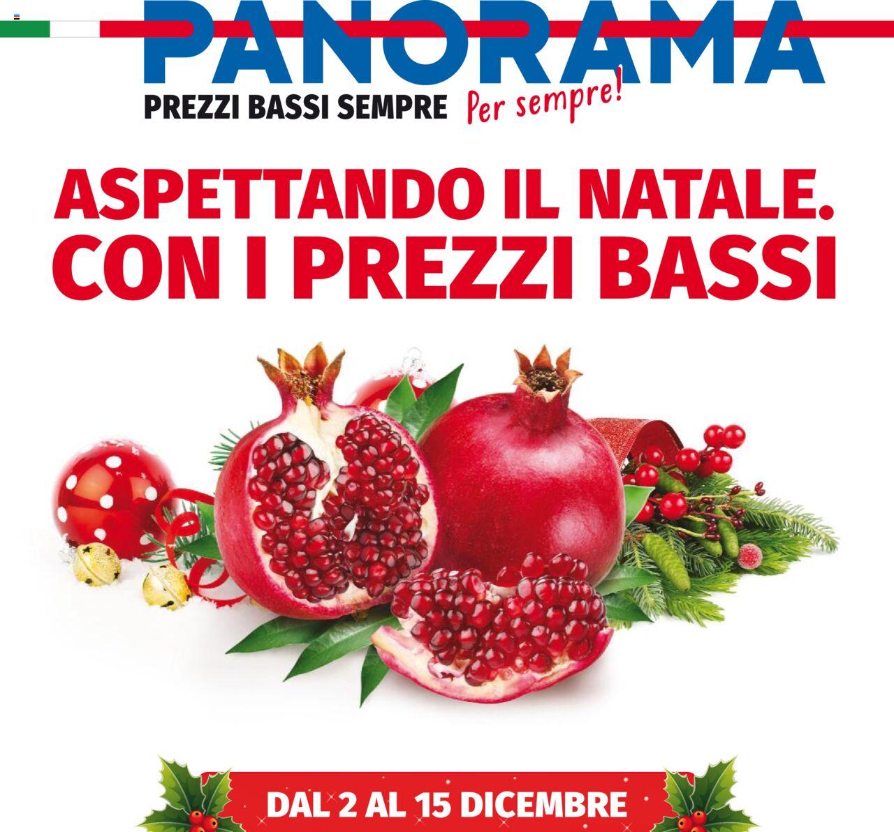 Volantino Panorama Aspettando il Natale dal 2/12 al 15/12/2021