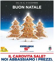 Volantino Esselunga Buon Natale dal 16/12 al 31/12/2021