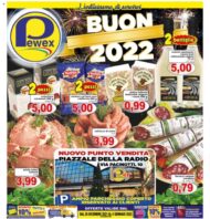 Volantino Pewex Buon Anno dal 28/12/2021 al 6/01/2022
