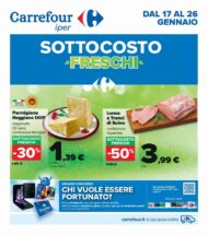 Volantino Carrefour Iper Sottocosto dal 17/01 al 26/01/2022