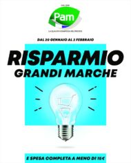 Volantino Pam Risparmio Grandi Marche dal 20/01 al 2/02/2022