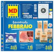 Volantino MD Benvenuto Febbraio fino al 6/02 dal 1/02/2022