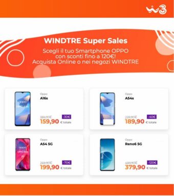 Offerte WindTre Super Sales dal 3/02 al 10/02/2022