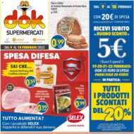 Volantino Dok Supermercati Spesa Difesa fino al 18/02 dal 9/02/2022